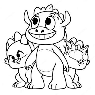 Super Monsters Coloring Page 47433-37499