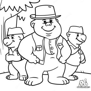 Franklin And Friends Coloring Page 47454-37517