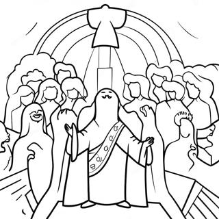 Worship Coloring Pages