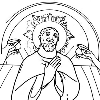 Worship Coloring Page 47473-37526