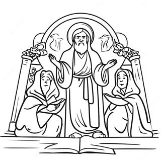 Worship Coloring Page 47473-37527