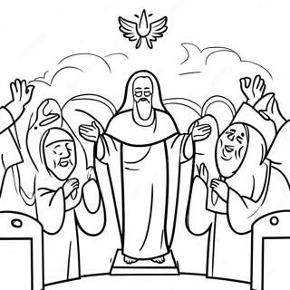 Worship Coloring Page 47473-37528