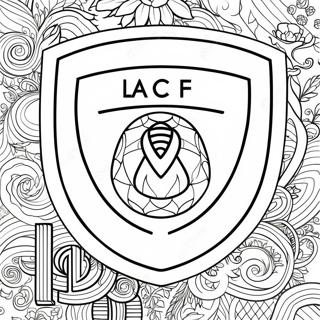 Lafc 로고 색칠 공부 페이지 47493-37542