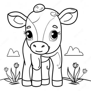 Calf Coloring Page 47503-37560