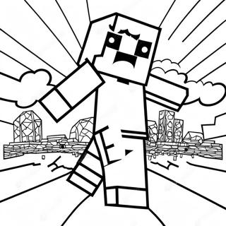 Minecraft Math Workpages Coloring Page 47513-37566