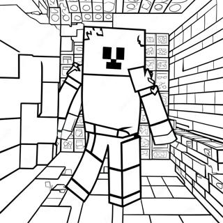 Minecraft Math Workpages Coloring Page 47513-37568