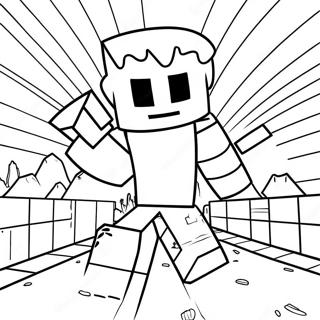 Minecraft Addition Adventure Coloring Page 47514-37569