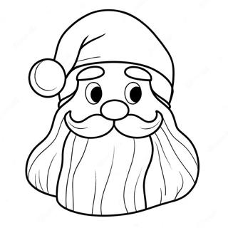 Santa Hat Coloring Page 47523-37576