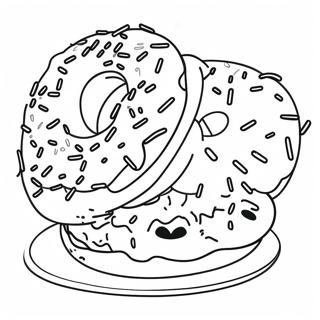 Donuts With Dad Coloring Page 47533-37612