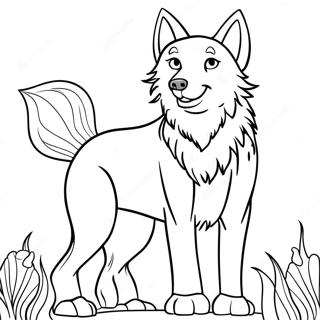 Wolf Mythical Creatures Coloring Pages