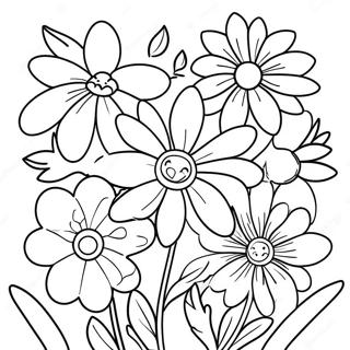 Crayola Frühlingsblumen Ausmalbild 47593-37630