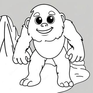 Abominable Snowman Coloring Page 47603-37641