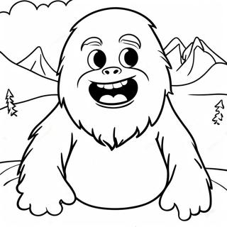 Abominable Snowman Coloring Page 47603-37642