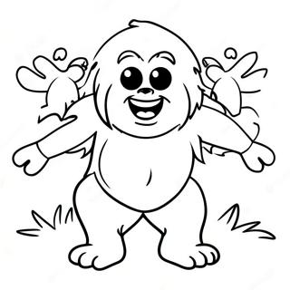 Abominable Snowman Coloring Page 47603-37643