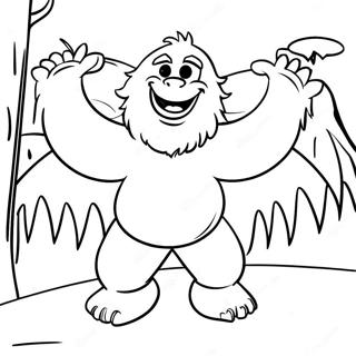 Abominable Snowman Coloring Page 47603-37644