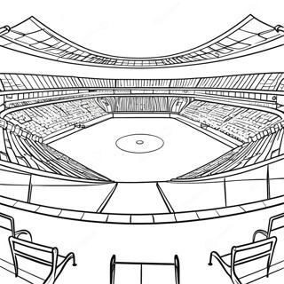 Pagina Da Colorare Dello Stadio Di Calcio 47623-37670