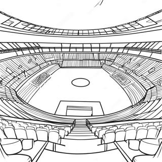 Football Stadium Coloring Page 47623-37672