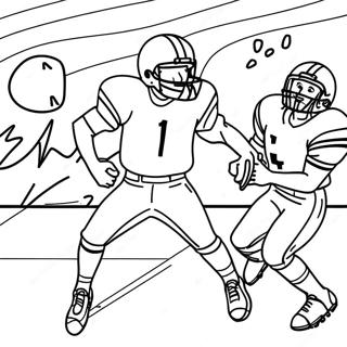 Football Stadium Coloring Pages