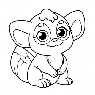 Cute Gizmo With Big Eyes Coloring Page 47684-37701