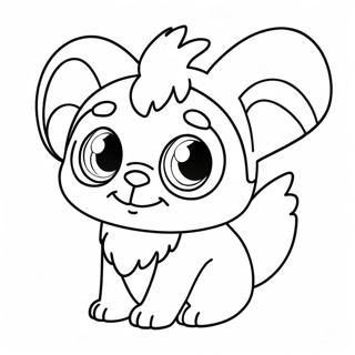 Cute Gizmo With Big Eyes Coloring Page 47684-37702