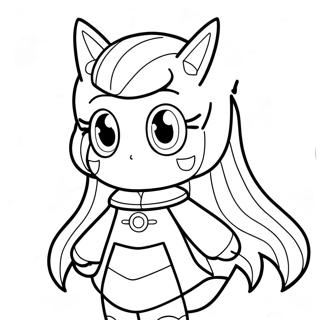 Zero Two Cute Coloring Page 47703-37709