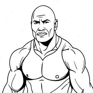 The Rock Wwe Boyama Sayfası 4770-3800