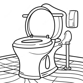 Titan Skibidi Toilet Coloring Pages