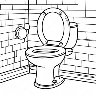 Funny Titan Skibidi Toilet Coloring Page 47724-37730