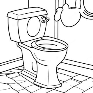 Funny Titan Skibidi Toilet Coloring Page 47724-37731