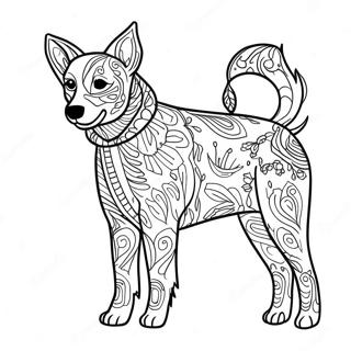 Blue Heeler Coloring Page 47743-37754