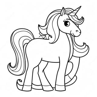 Unicorn Among Us Coloring Page 47763-37761