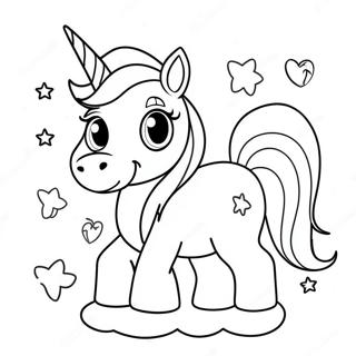 Cute Unicorn Among Us Character Coloring Page 47764-37794