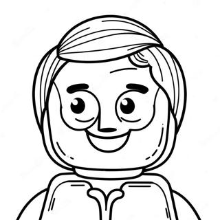 Happy Lego Person Coloring Page 47794-37790