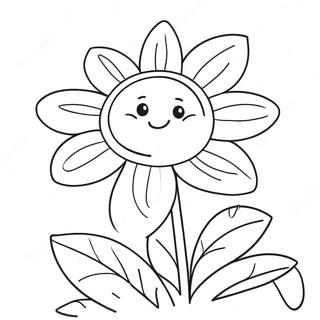 Sunny Sundrop With Bright Flowers Coloring Page 47844-37830