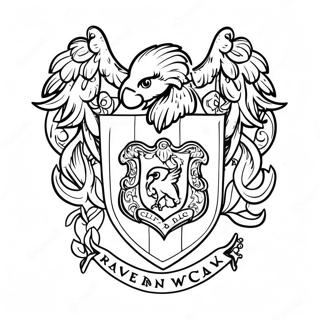 Ravenclaw Wappen Ausmalbild 47863-37847