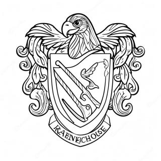 Ravenclaw Hauslogo Ausmalbild 47864-37844