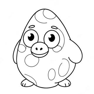 Pou Coloring Page 47873-37850