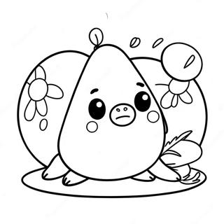 Pou Coloring Page 47873-37851