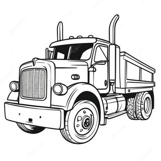 Flatbed Truck Coloring Page 47893-37858