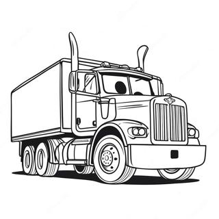 Flatbed Truck Coloring Page 47893-37859