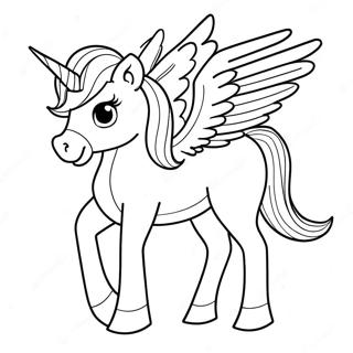 Pegacorn Coloring Page 47903-37870