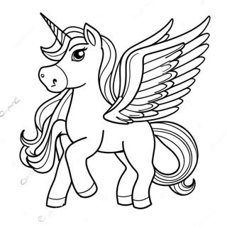 Pegacorn Coloring Page 47903-37871