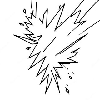 Lightning Coloring Pages