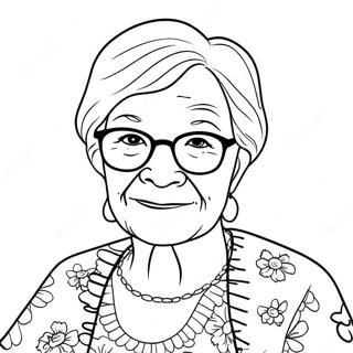 I Love My Grandma Coloring Page 47963-37919