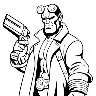 Hellboy Coloring Pages