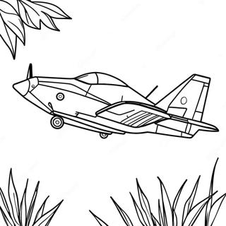 A10 Warthog Flying High Coloring Page 48034-37979