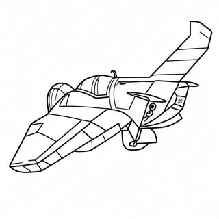 A10 Warthog Flying High Coloring Page 48034-37980