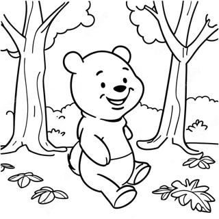 Winnie The Pooh Fall Coloring Page 48053-37990