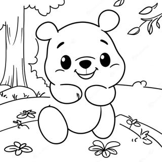 Winnie The Pooh Fall Coloring Page 48053-37992