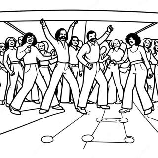 1970 S Disco Dance Floor Coloring Page 48083-38019